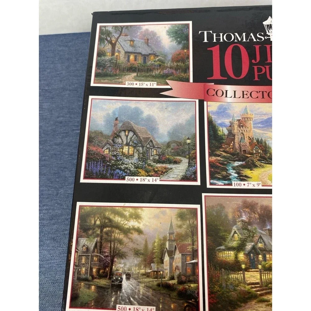 Thomas Kinkade Painter of Light 10 Jigsaw Puzzles Collector's Edition Series 5